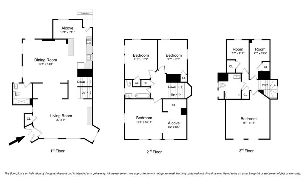 Real Estate floor plan for luxury residential property
