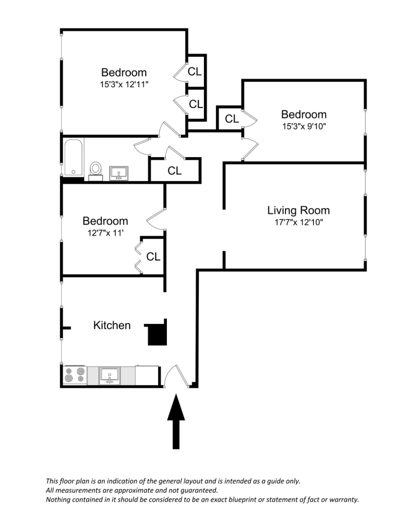 Real Estate floor plan for residential property