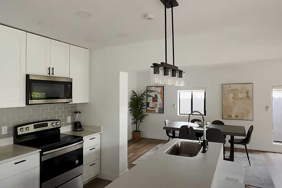 Screenshot of the kitchen video